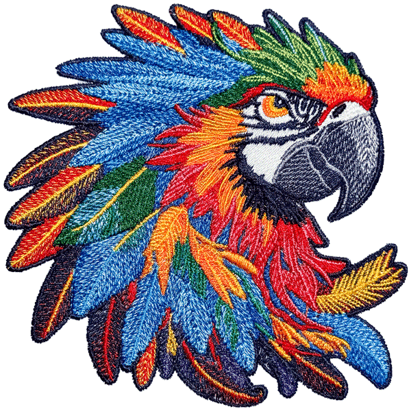 Parrot Embroidery Digitizing