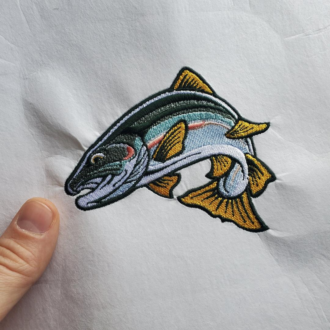 Fish Embroidery Digitizing